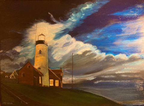 Urk bij nacht